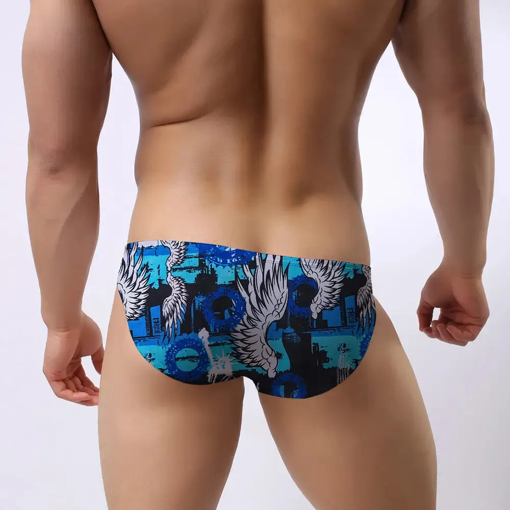 Adannu Men's Sexy Mesh Briefs | Anti-Roll Design & Breathable AD7302