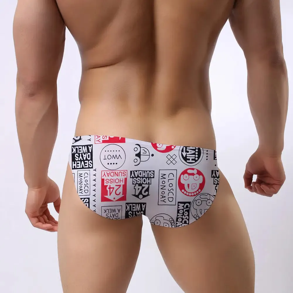 Adannu Men's Sexy Mesh Briefs | Anti-Roll Design & Breathable AD7302