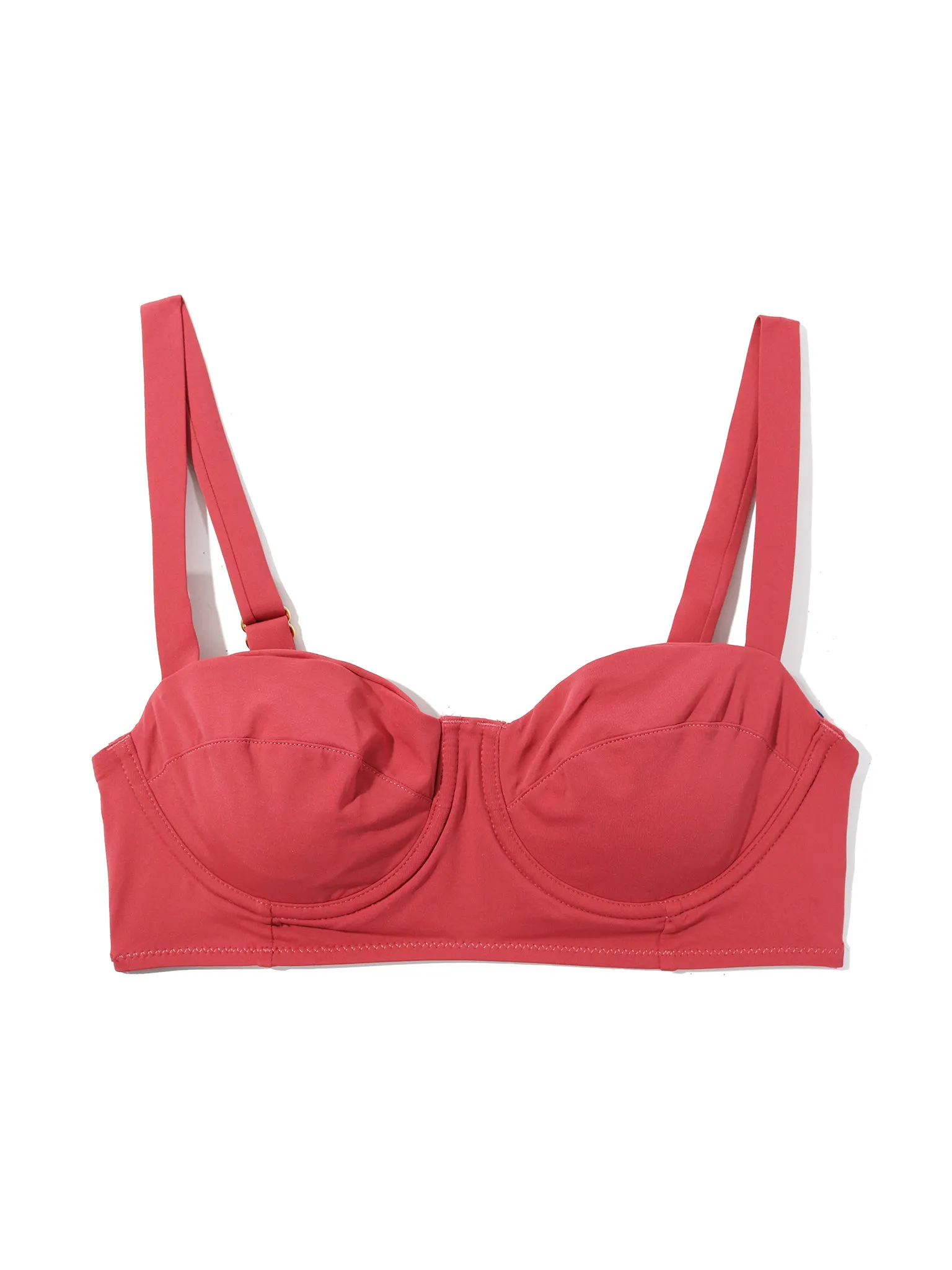 Balconette Bikini Swimsuit Top Sunbaked Red