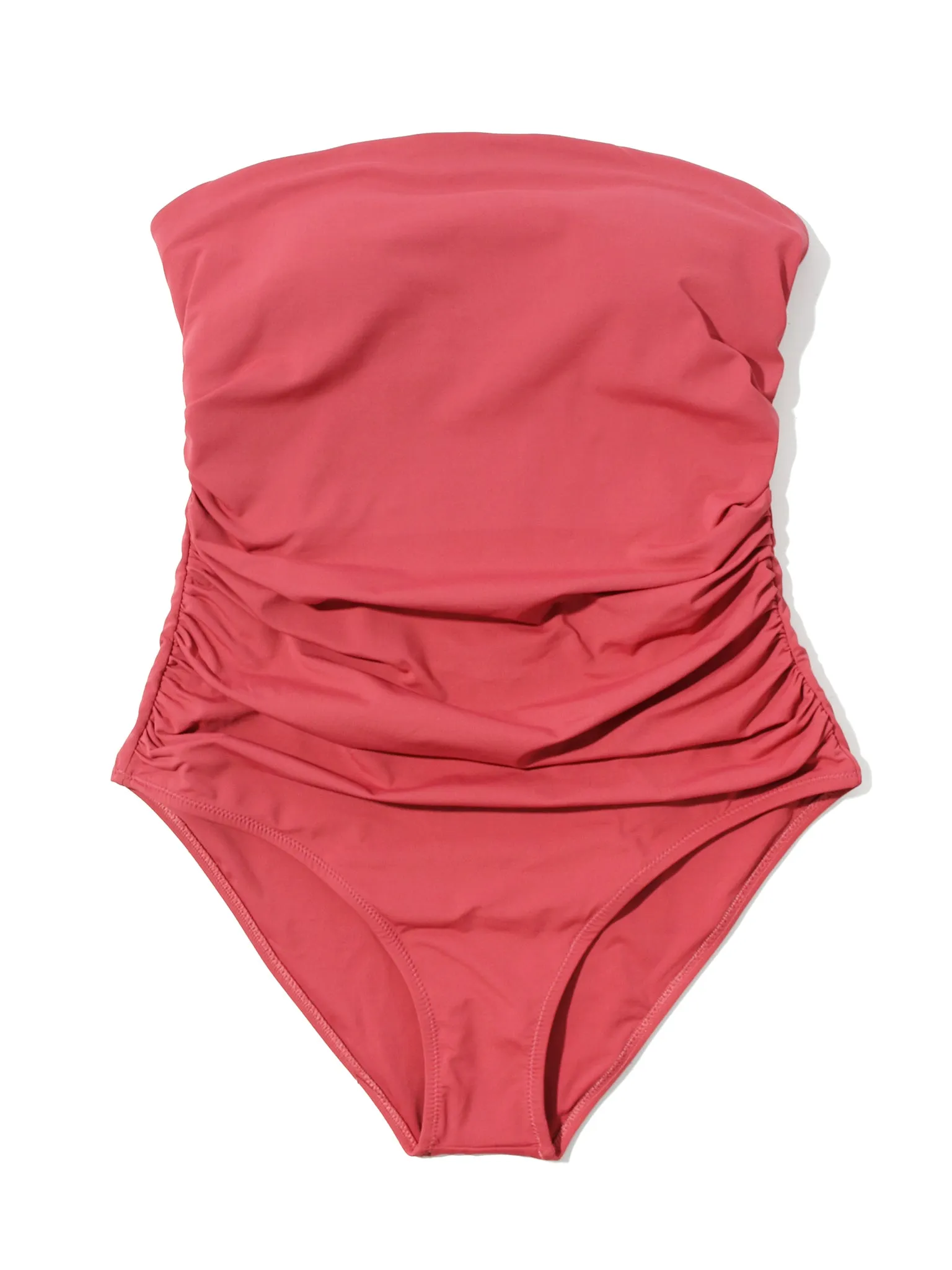 Bandeau One Piece Swimsuit Sunbaked Red