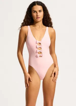 Beau Bow Front One Piece - Blossom