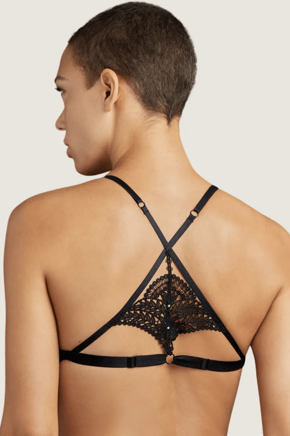 Boîte à Désir Sweet Addiction Satin Triangle Bra