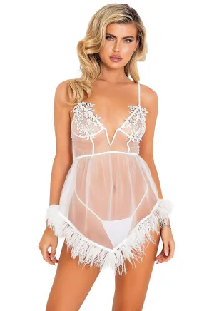 Bridal corset chemise