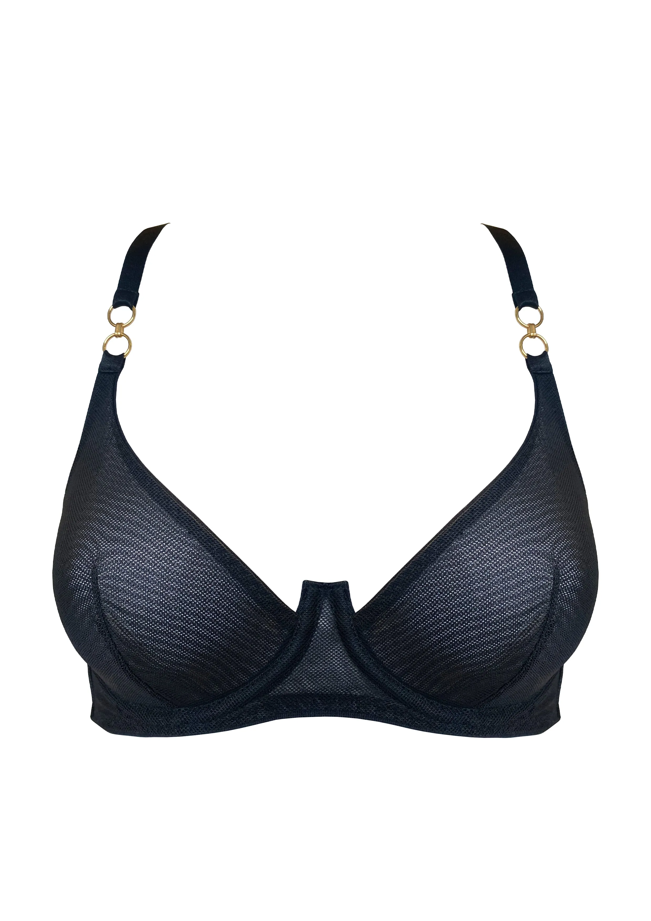 Cadi Balconette Wire Bra Black
