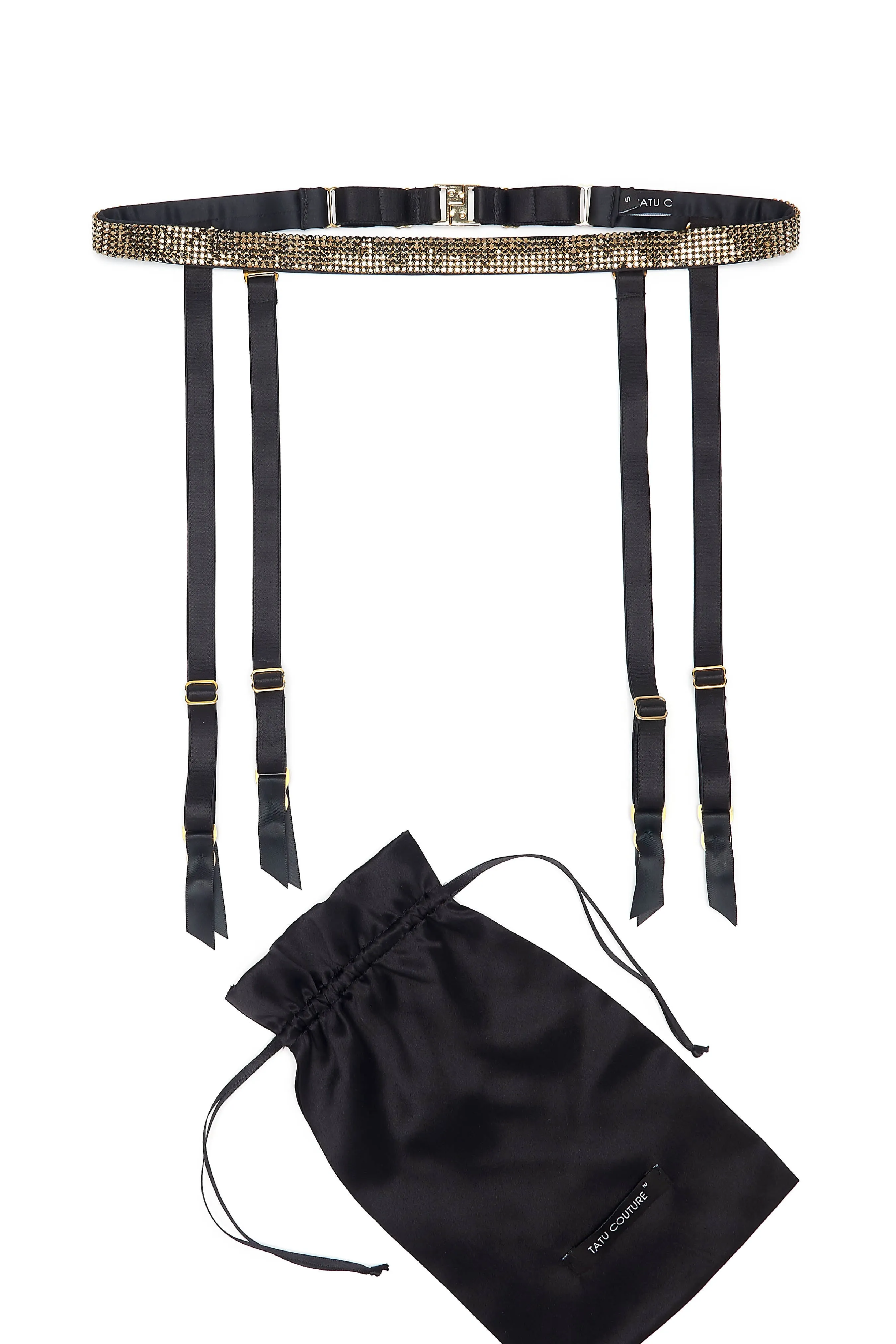 Ciara Crystal Suspender - Gold