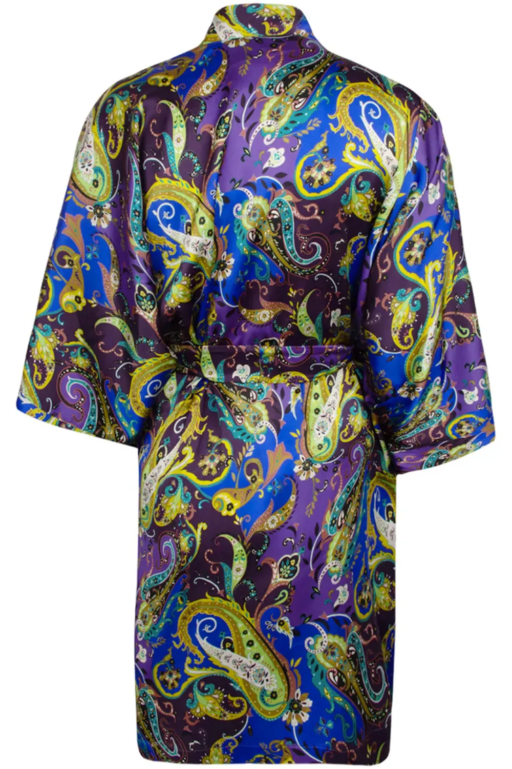 Dentelle Cashmer Silk Mid-Length Robe