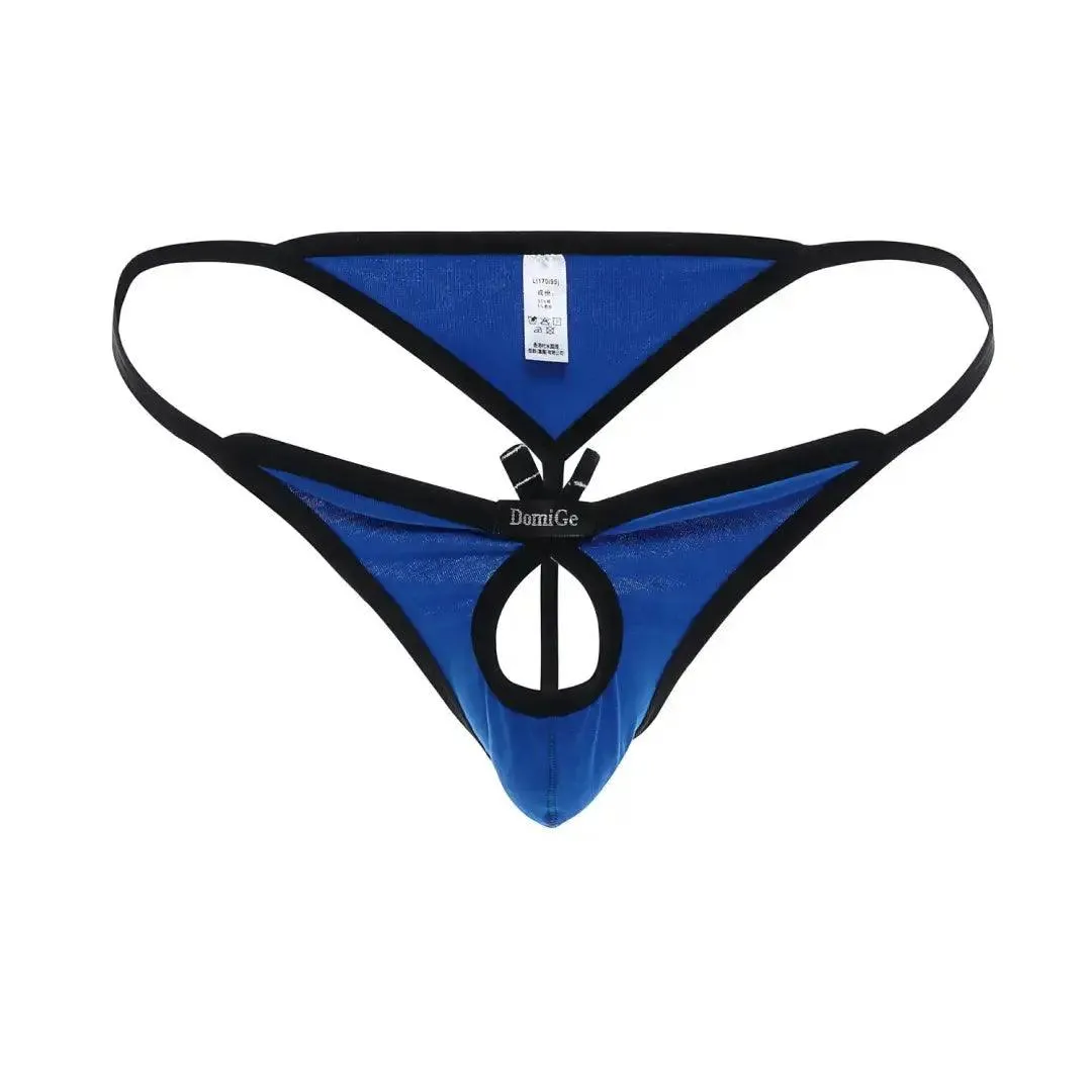 DomiGe Butterfly Male G-String Thong Front Opening Minimal Back Coverage