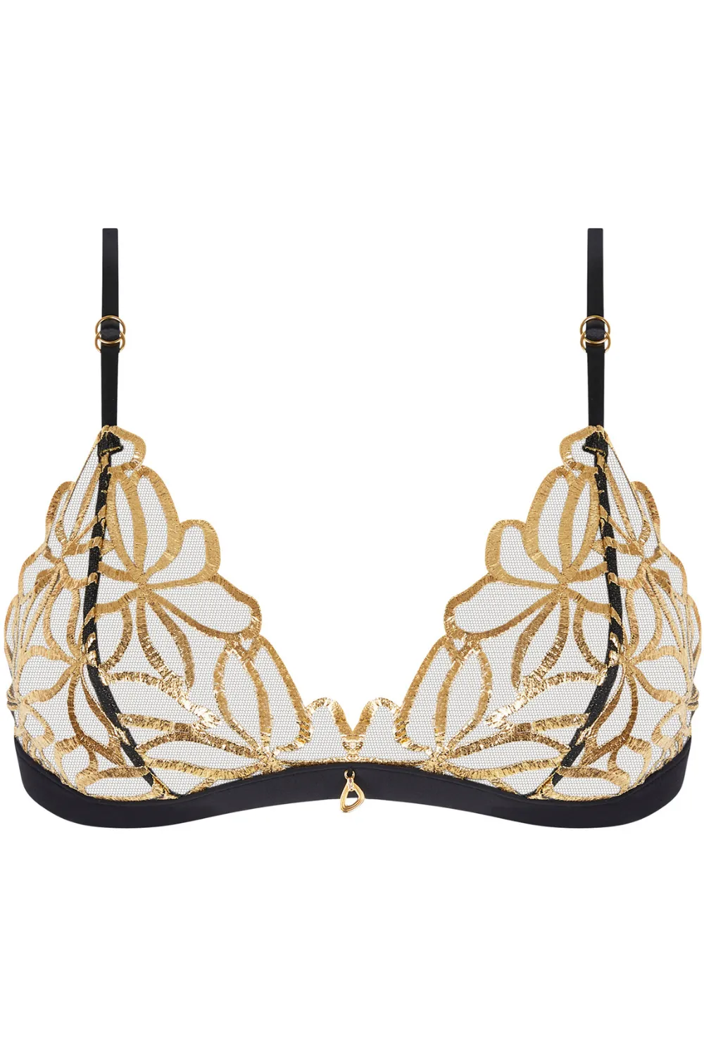 Eclats d'Or Non-Wired Triangle Bra