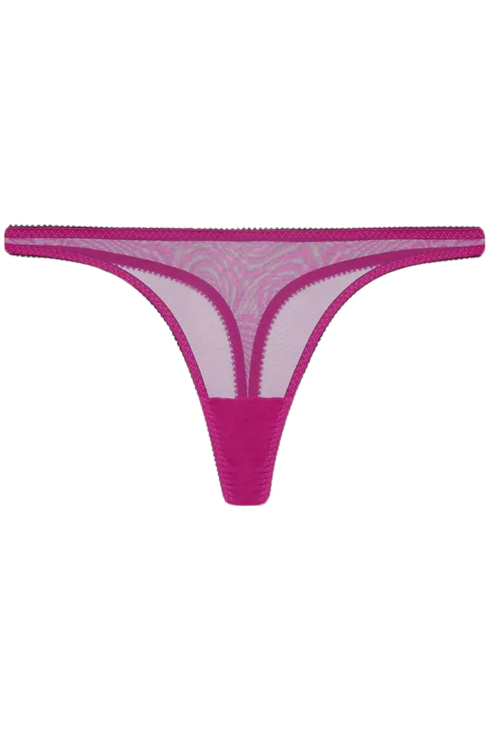 Edith Tulle Thong Purple