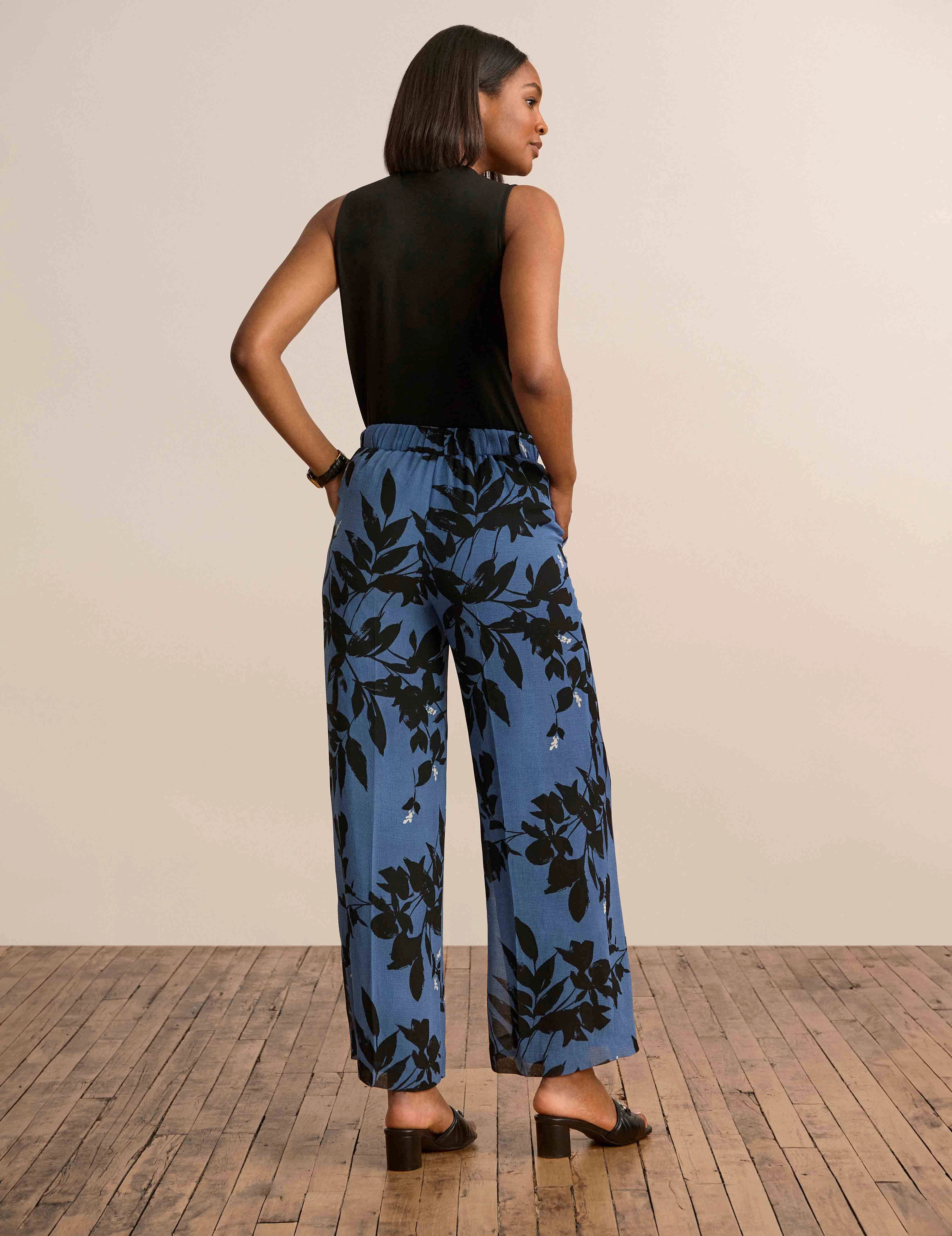 Elastic Back Wide Leg Pant - Sale