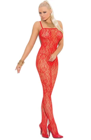 EM-1610 Red rose bodystocking