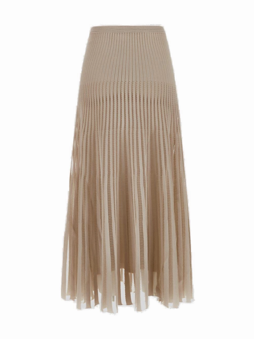 Fendi Pleated High Waist Skirt