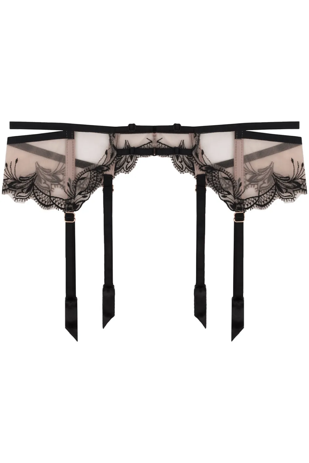 Follement Sexy Suspender Belt, Size L (UK 14)