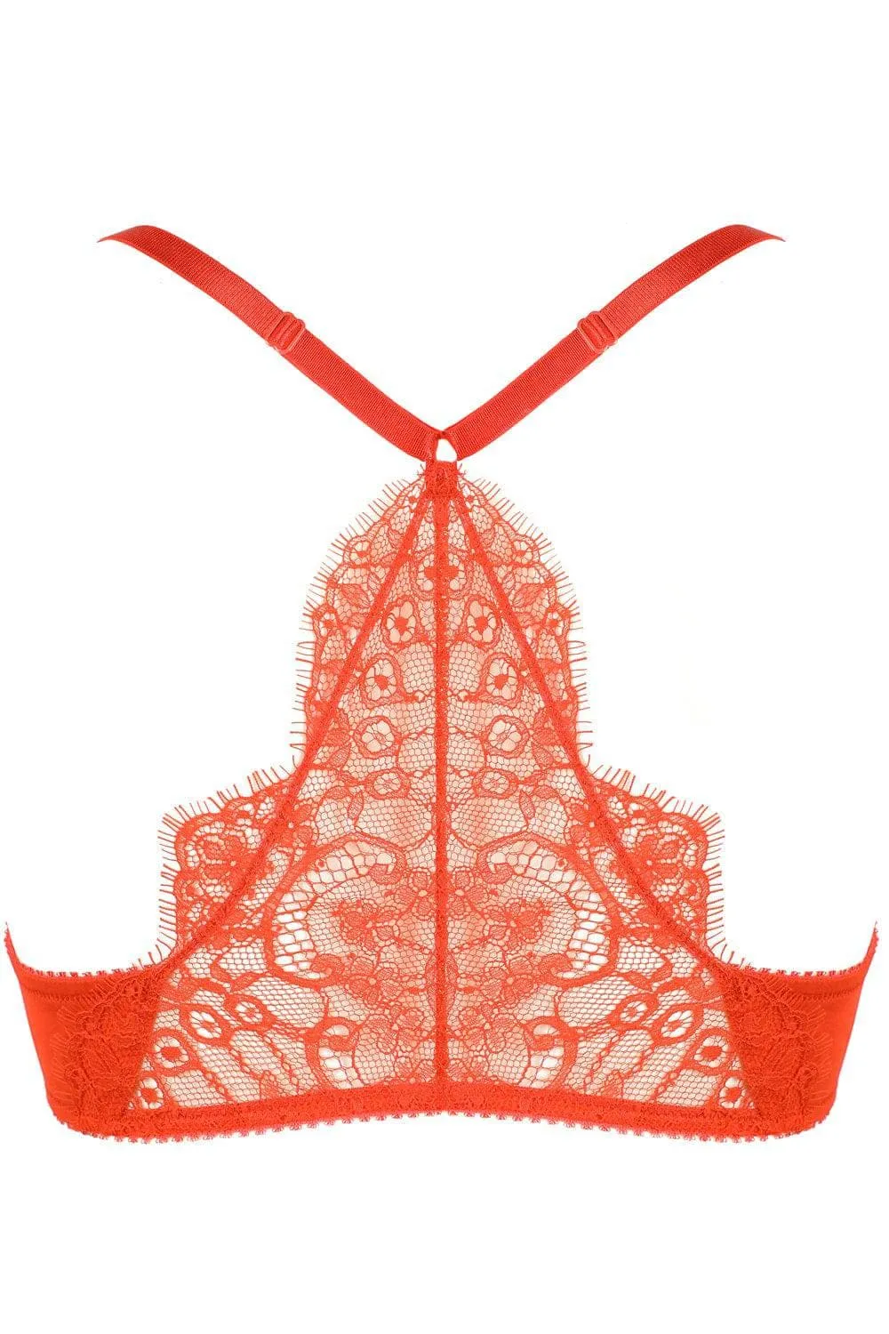 French Connection Push Up Bra in Bright Red (B & C cup sizes)