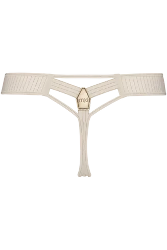 Gloria Pristine & Gold Thong
