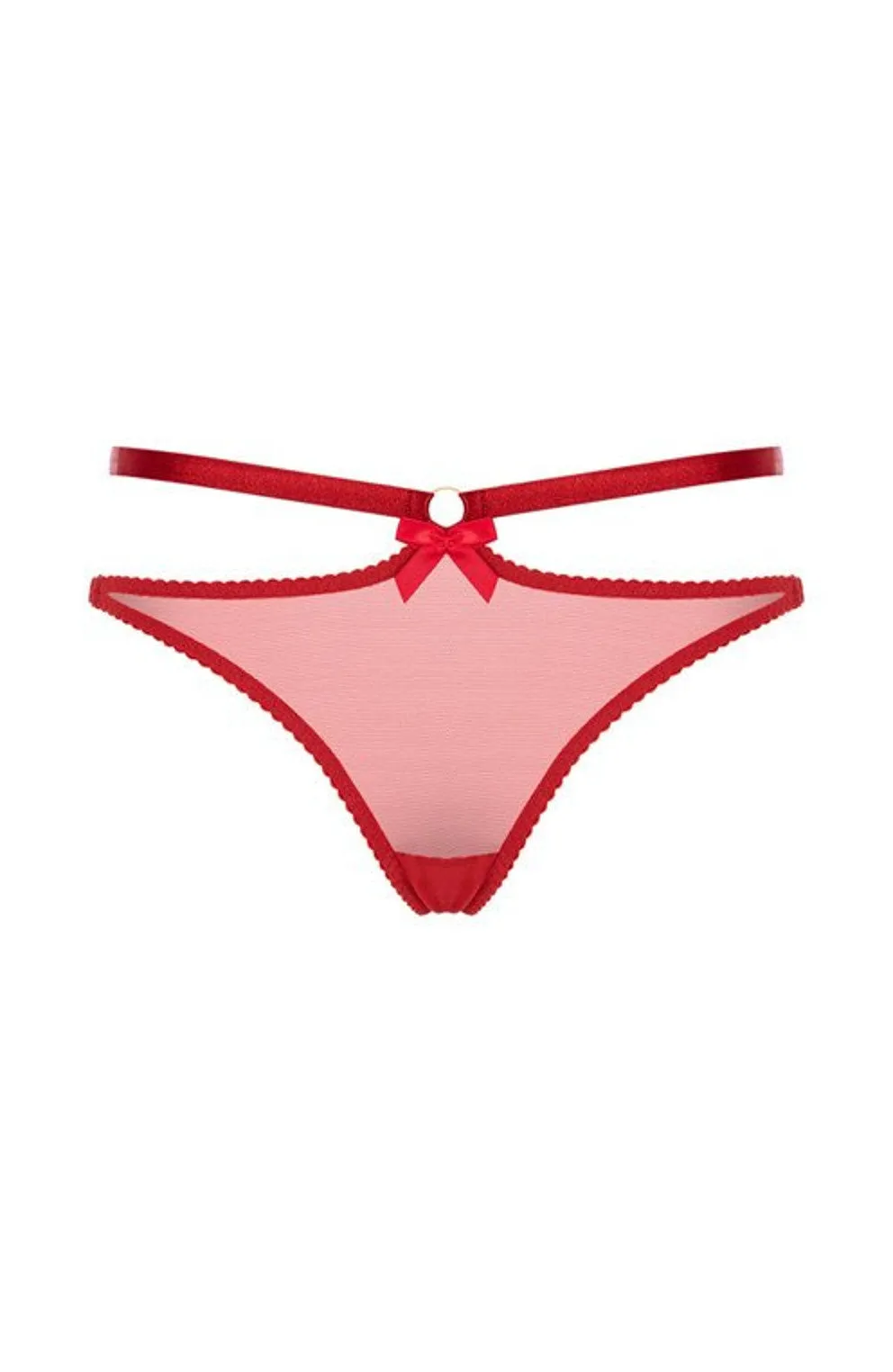 Harness Thong Burnt Red