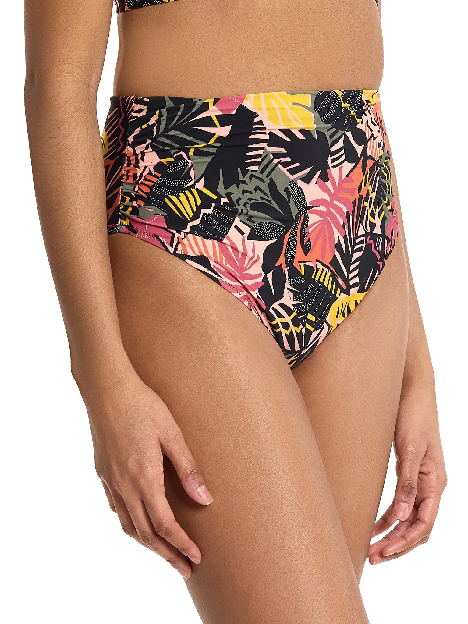 High Rise Cheeky Swimsuit Bottom Palm Springs