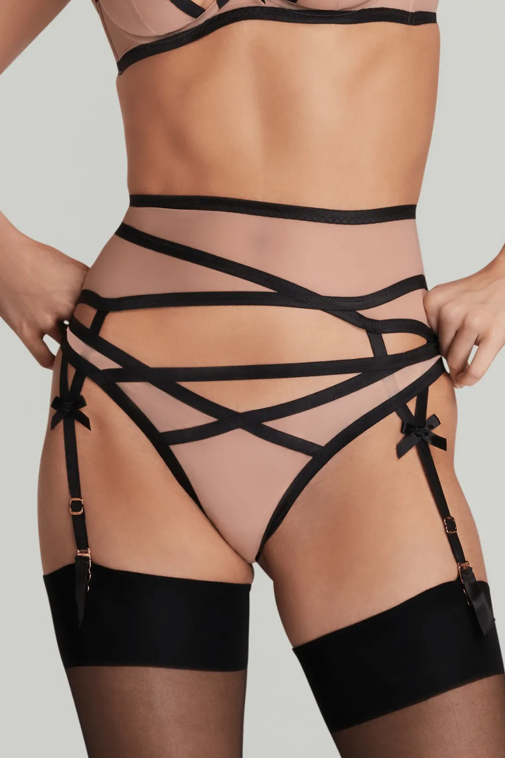 Joan Suspender Mink