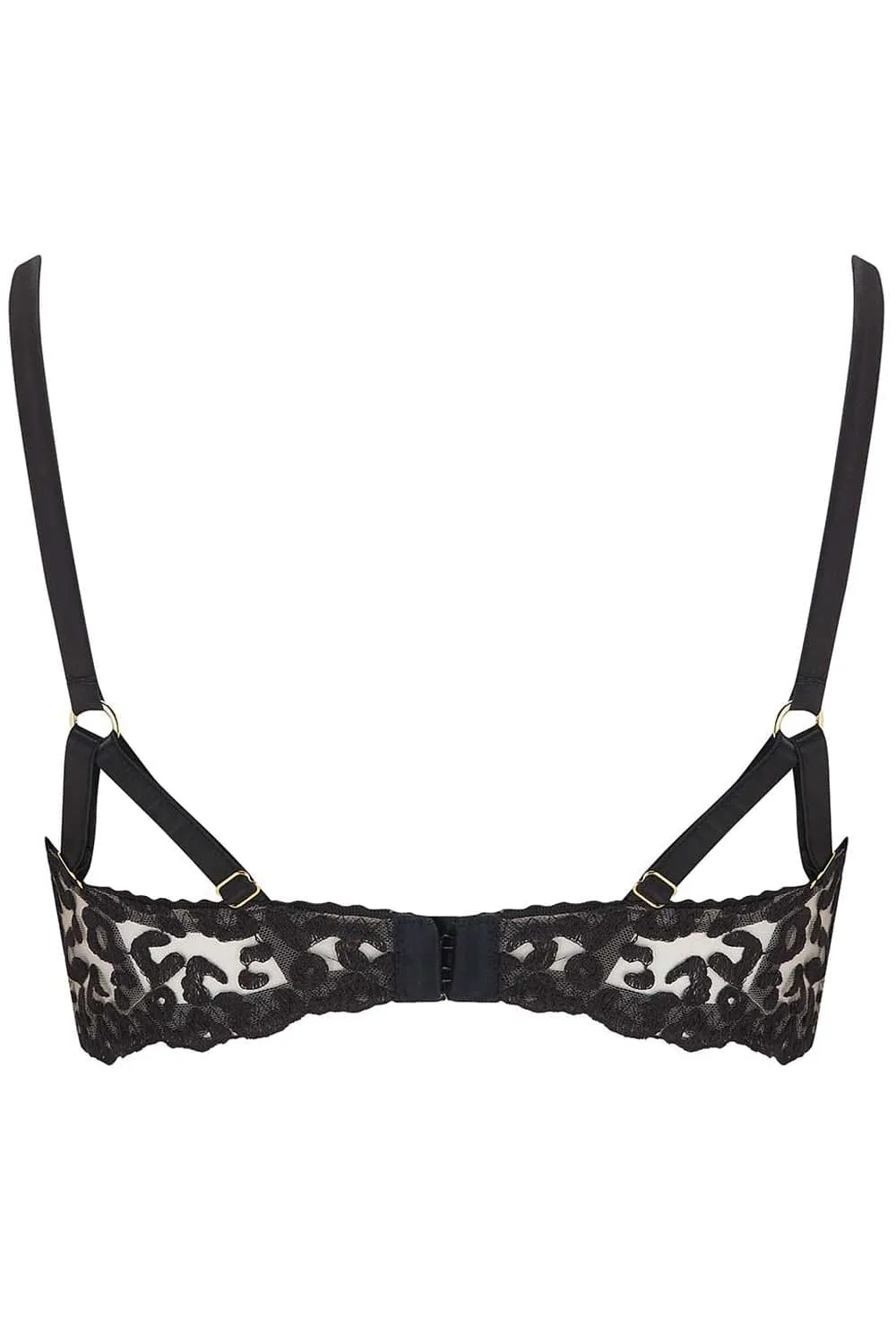 Kittie Strap Balcony Bra, Size UK 34C