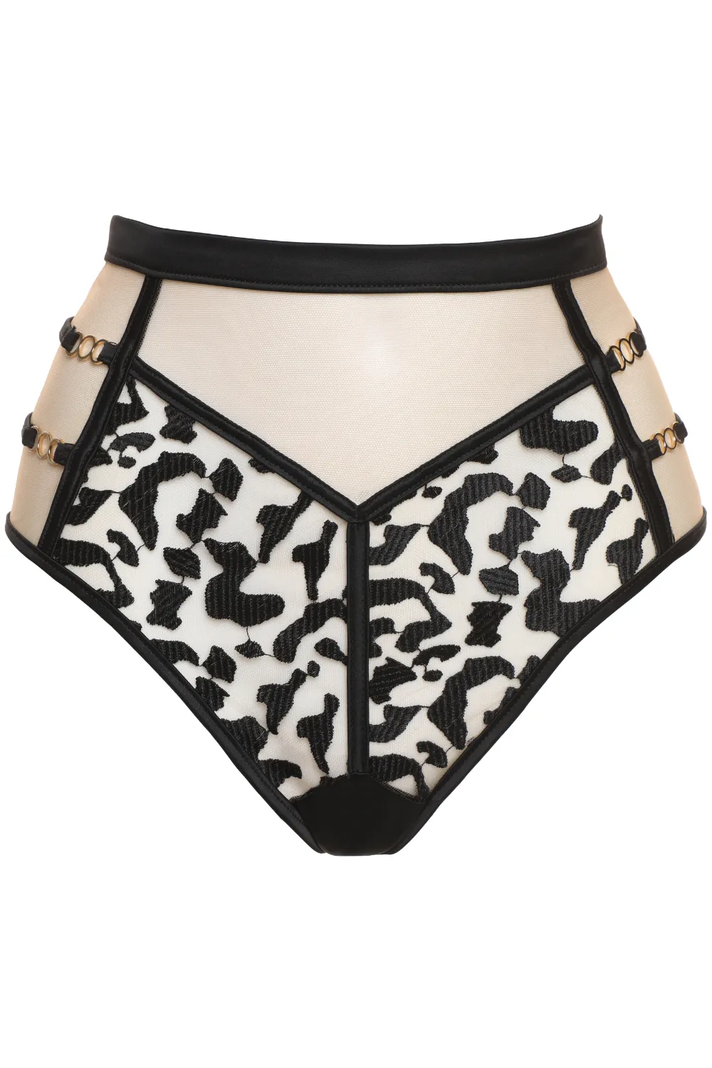 Les Nuits Folles High Waist Brazilian in Black