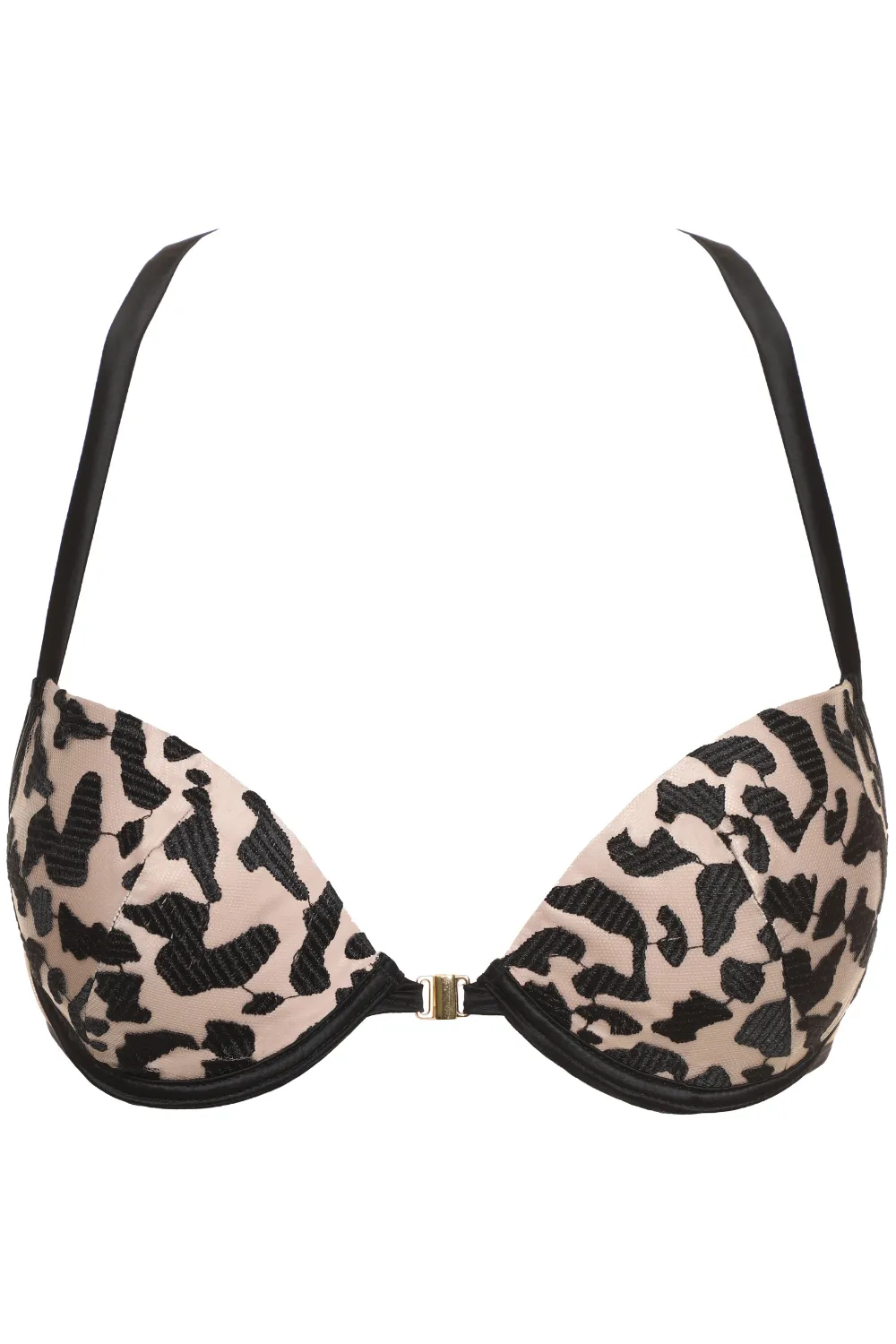 Les Nuits Folles Push Up Bra in Black