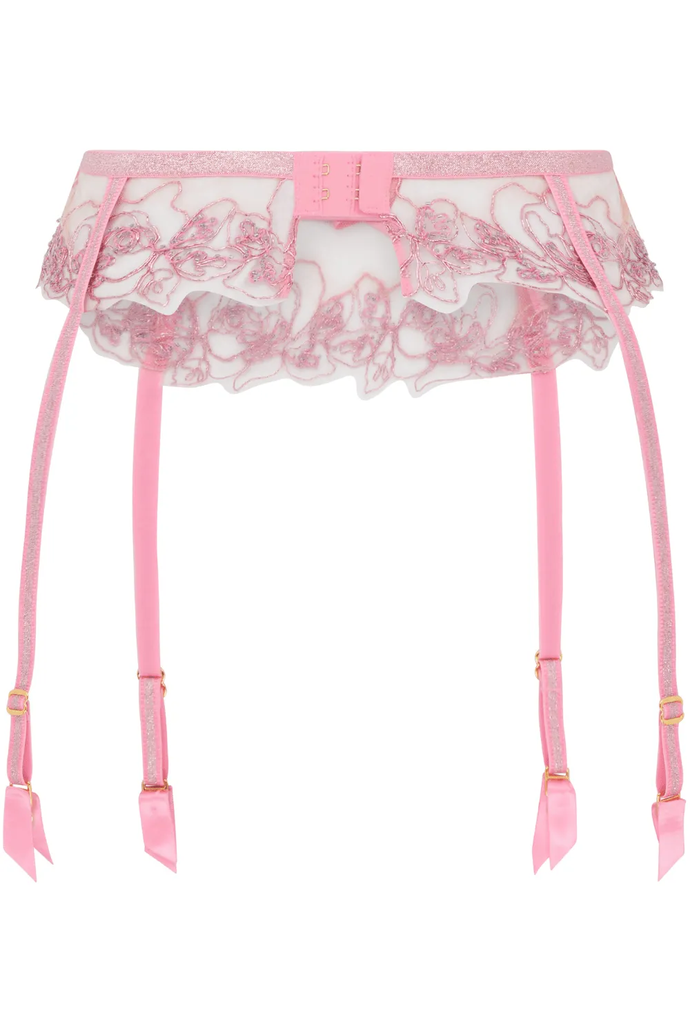 Lindie Suspender Belt Dusky Pink