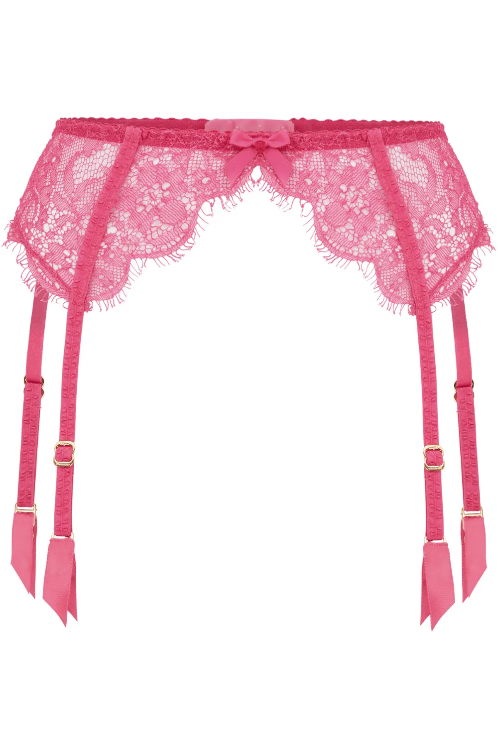 Lorna Lace Suspender Belt Fuchsia, Size 3 (UK 10)