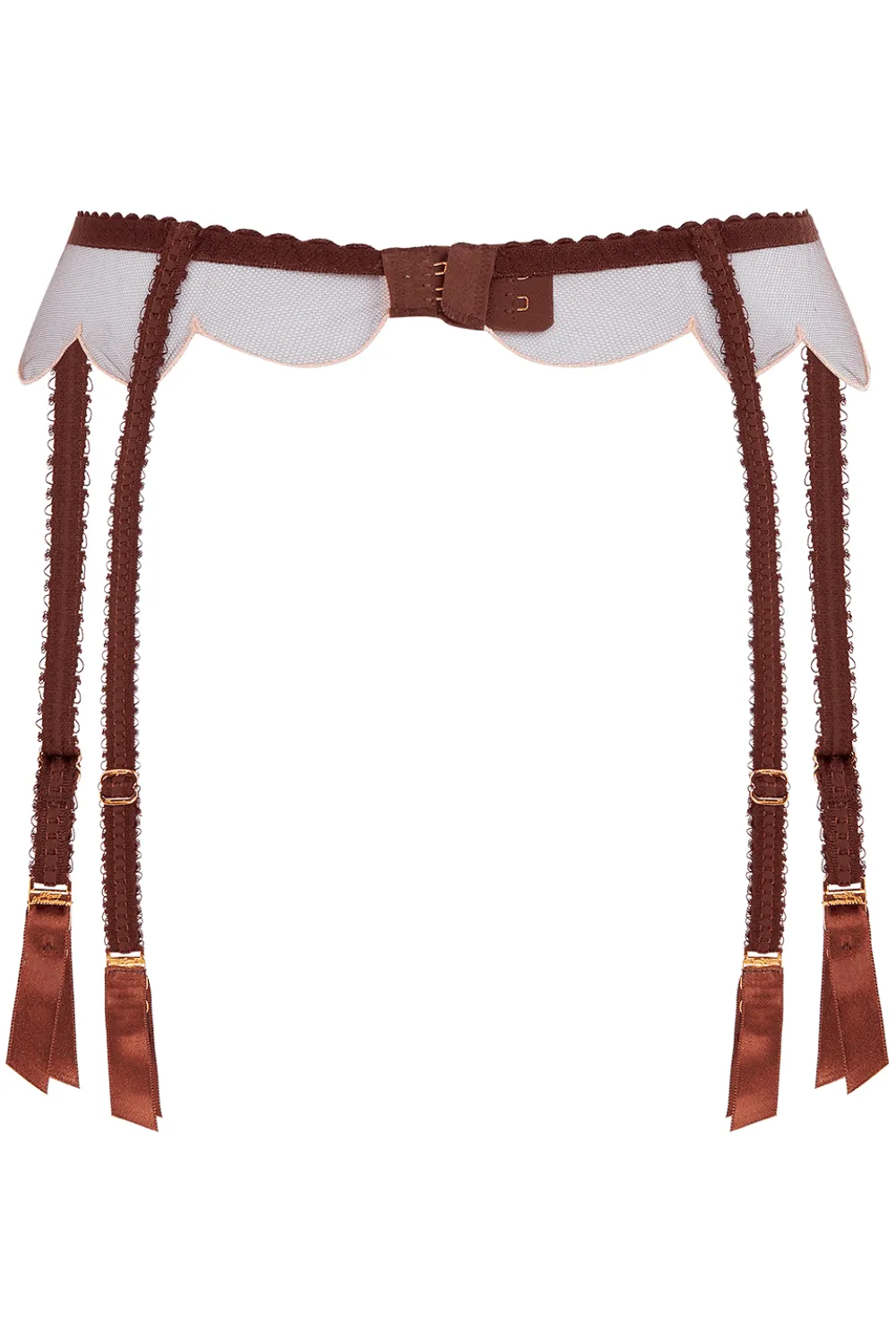 Lorna Suspender in Chestnut