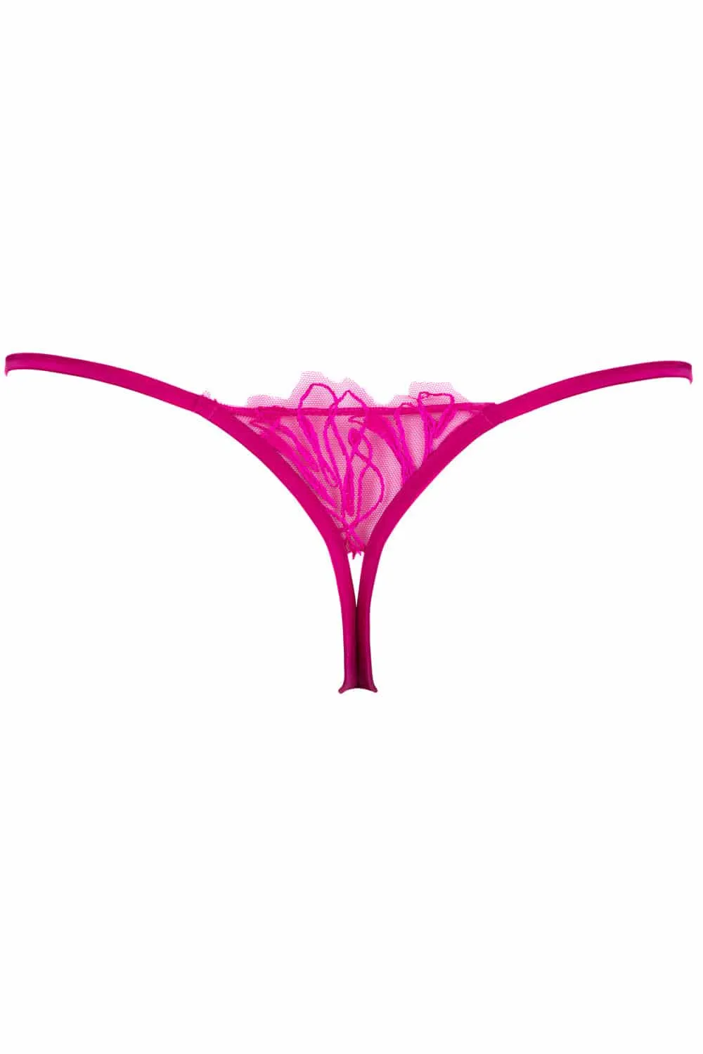 Love Supreme Mini Thong in Fuchsia, Size XL (UK 14)