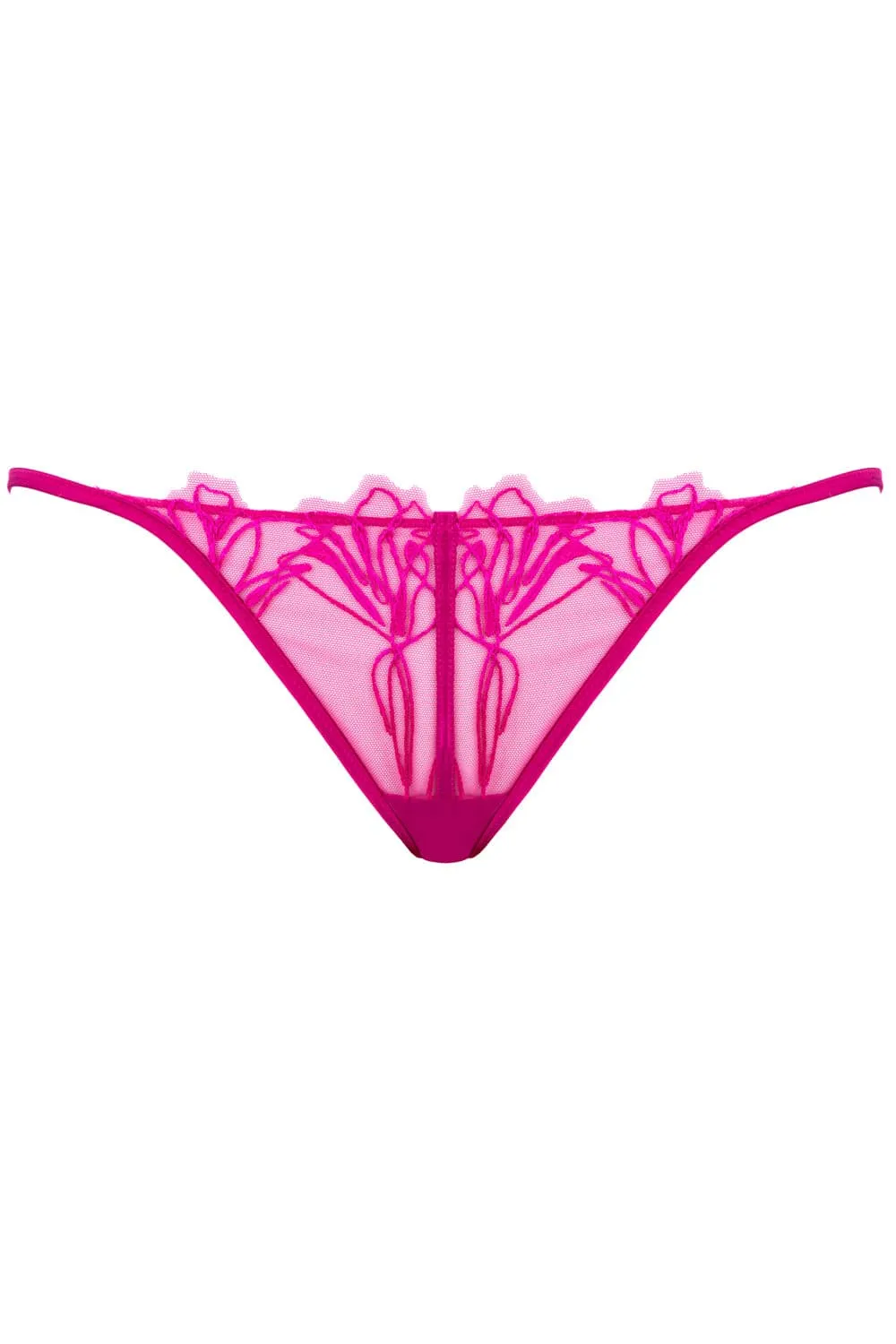 Love Supreme Mini Thong in Fuchsia, Size XL (UK 14)