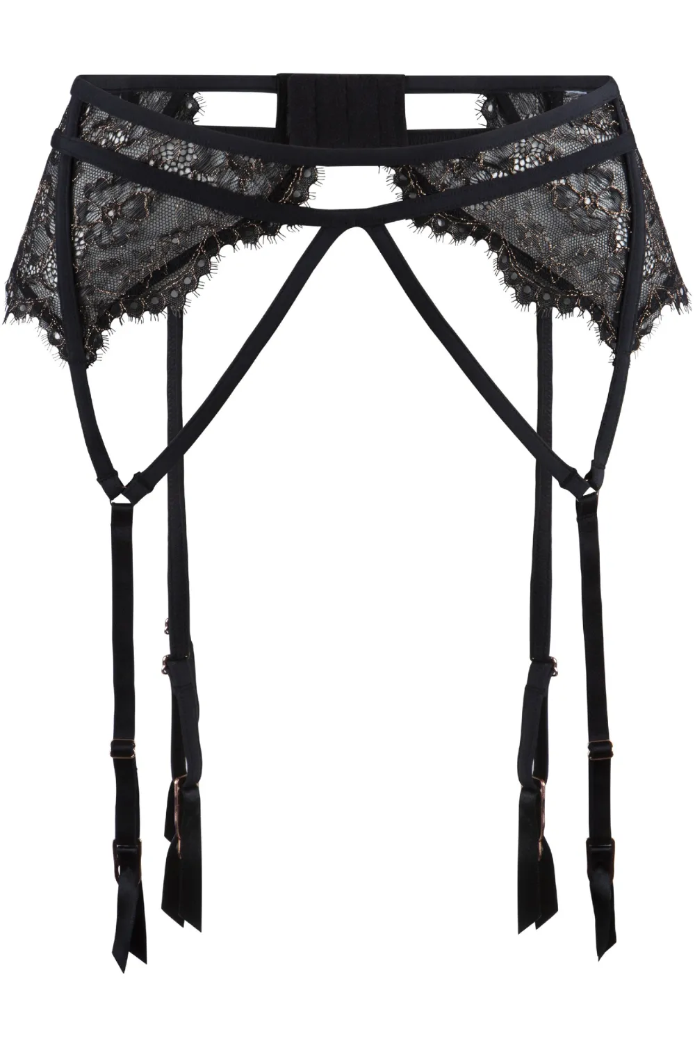 Lurex Lace Suspender