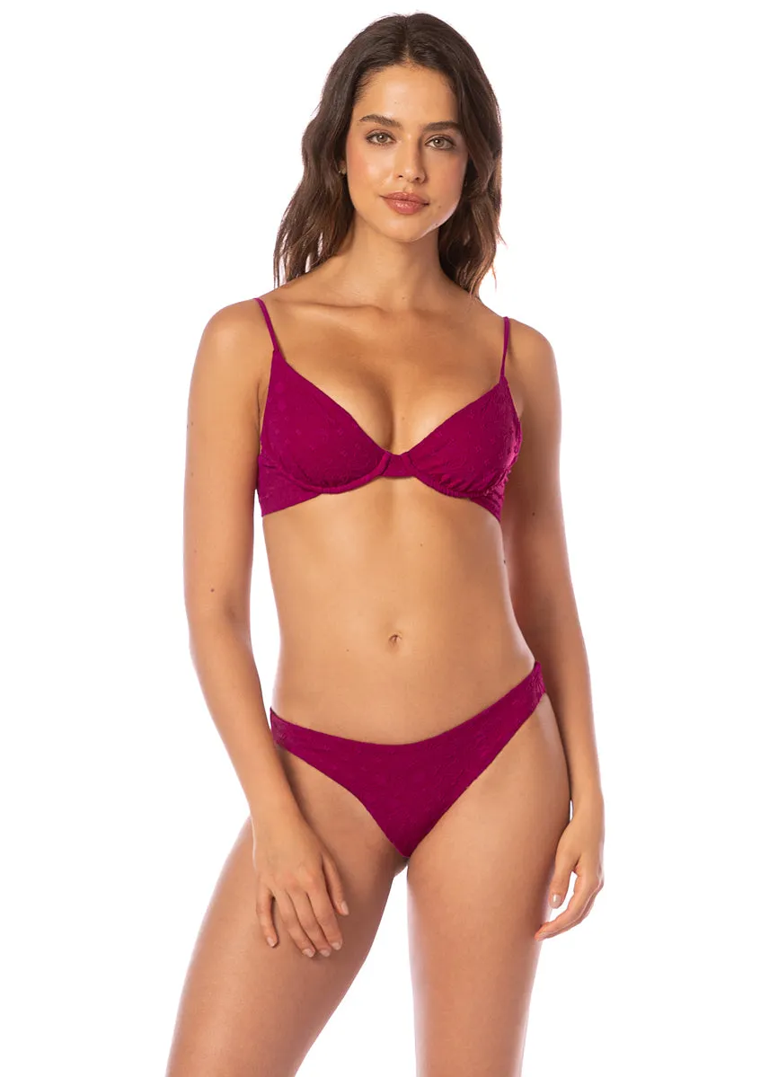 Maaji Bom Bom Pink Sublimity Regular Rise Classic Bikini Bottom
