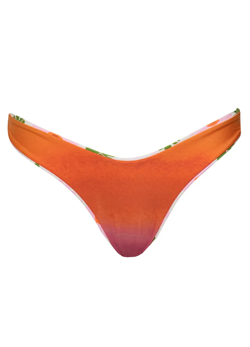 Maaji Pastel Flourish Splendour Regular Rise Thin Side Bikini Bottom