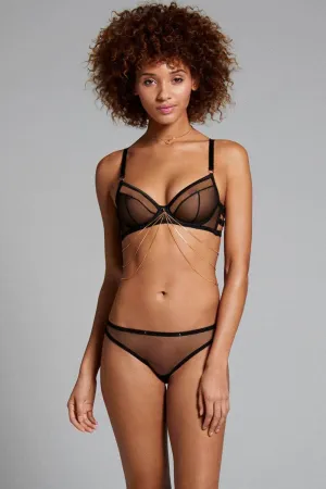 Marinette Thong in Black