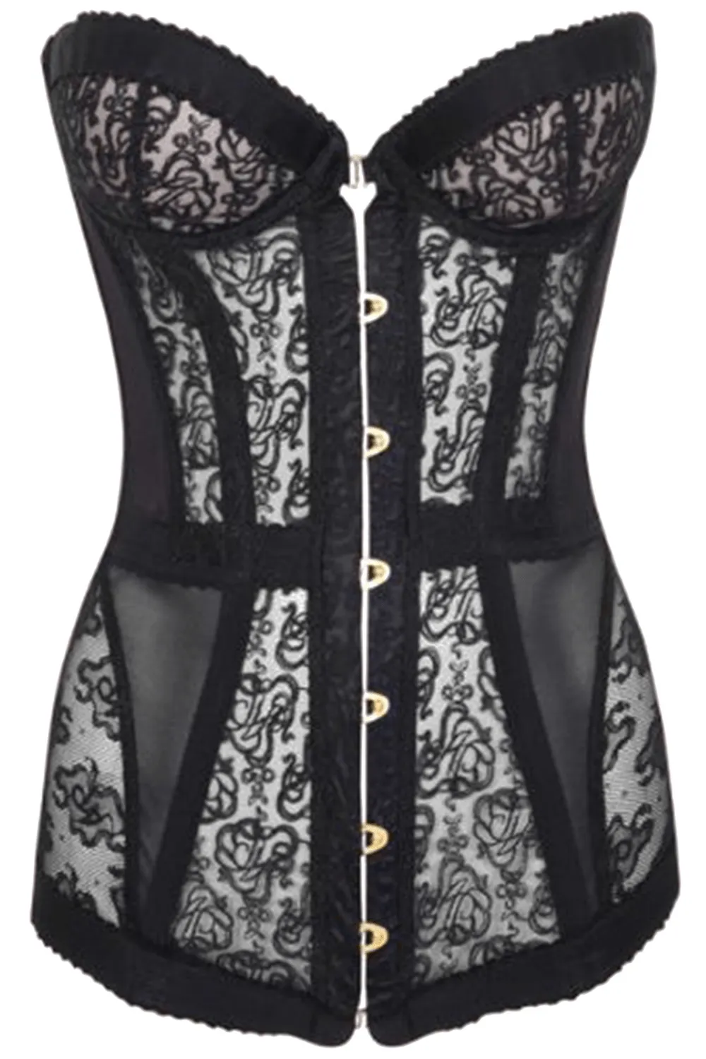 Mercy Lace Corset in Black