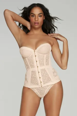 Mercy Lace Corset in Blush, Size 4 (UK 12)
