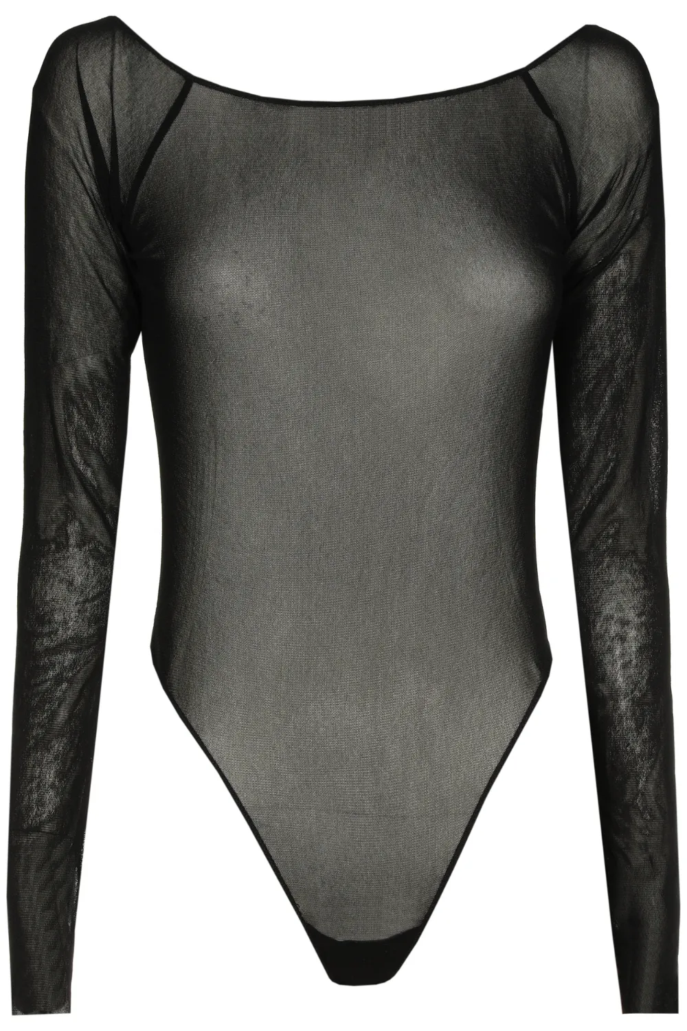 Milhon Long Sleeve Sheer Thong Body