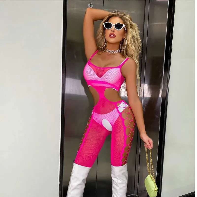 #PB Crotchless Lingerie Nightie Bodysuit