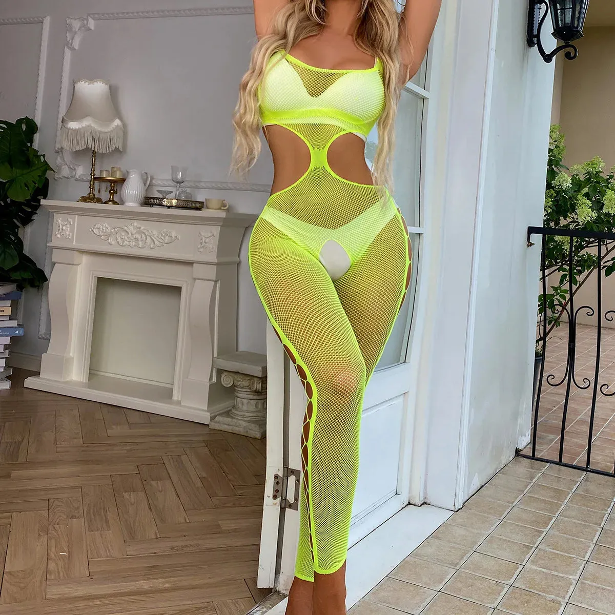 #PB Crotchless Lingerie Nightie Bodysuit