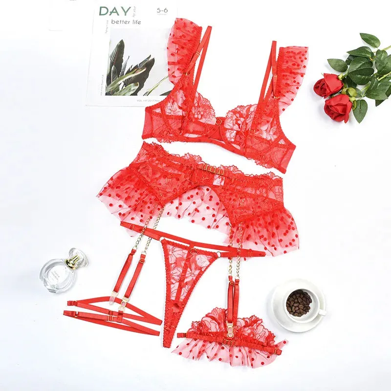 #PB Polka Dot Lingerie Set