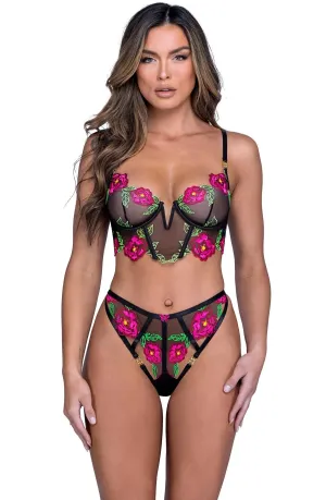 Peony paradise Bra Set