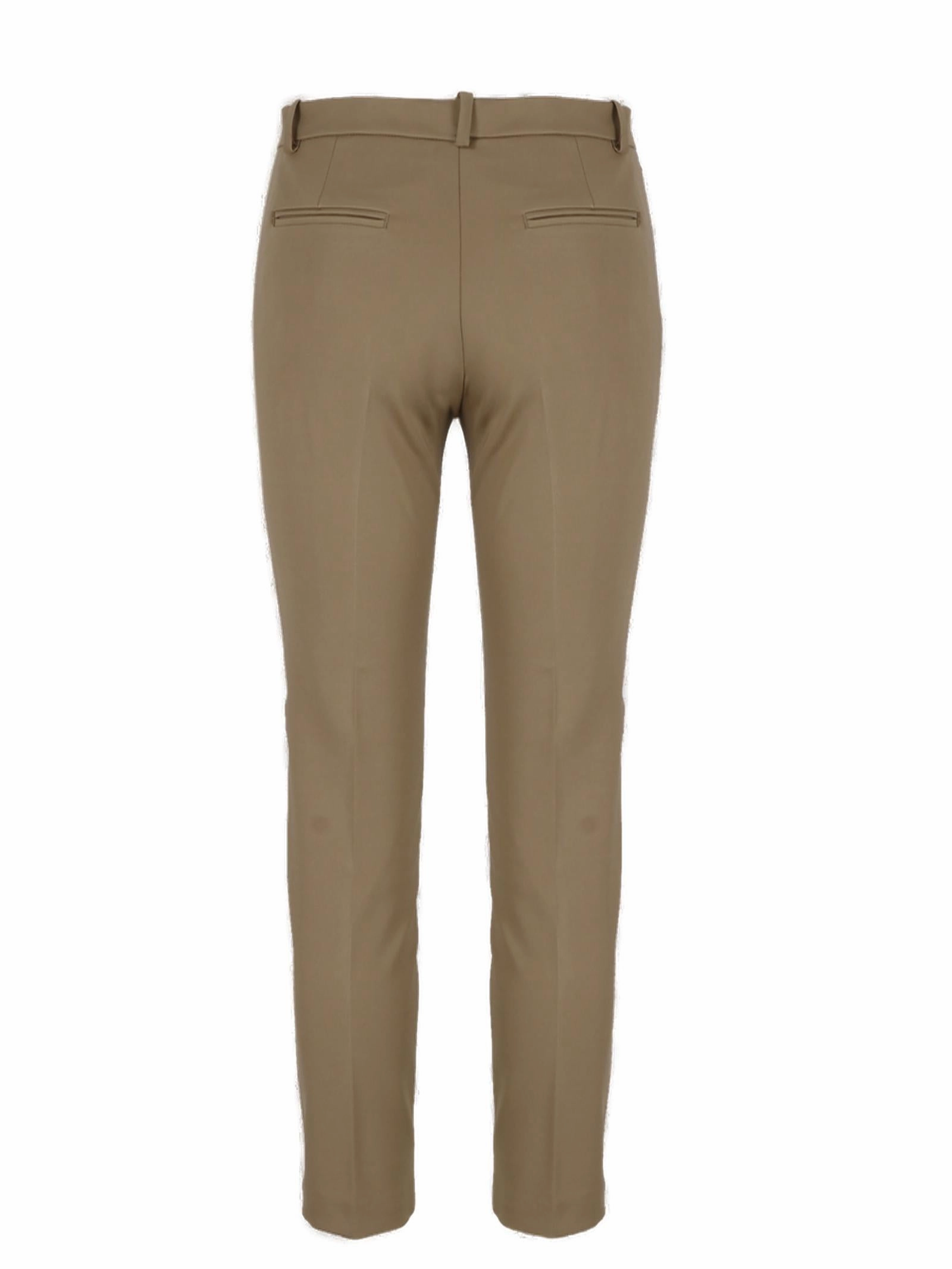 Pinko Mid-Rise Straight Leg Cigarette Pants