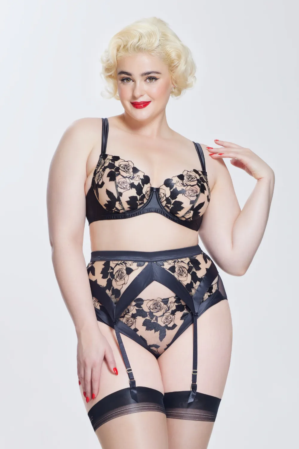 Rosabelle Underwire Bra in Black