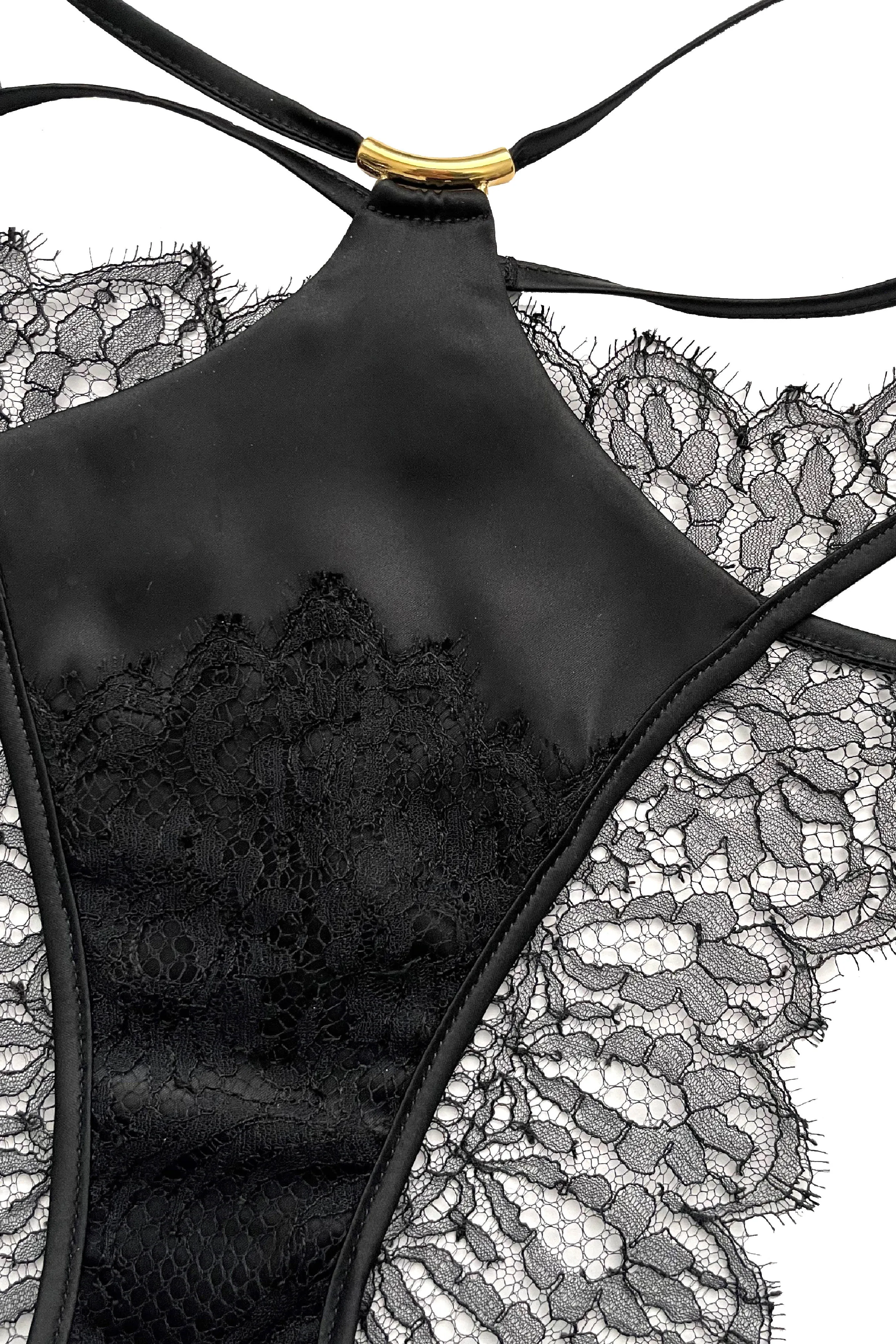 Rosalia Ouvert Brief - Black