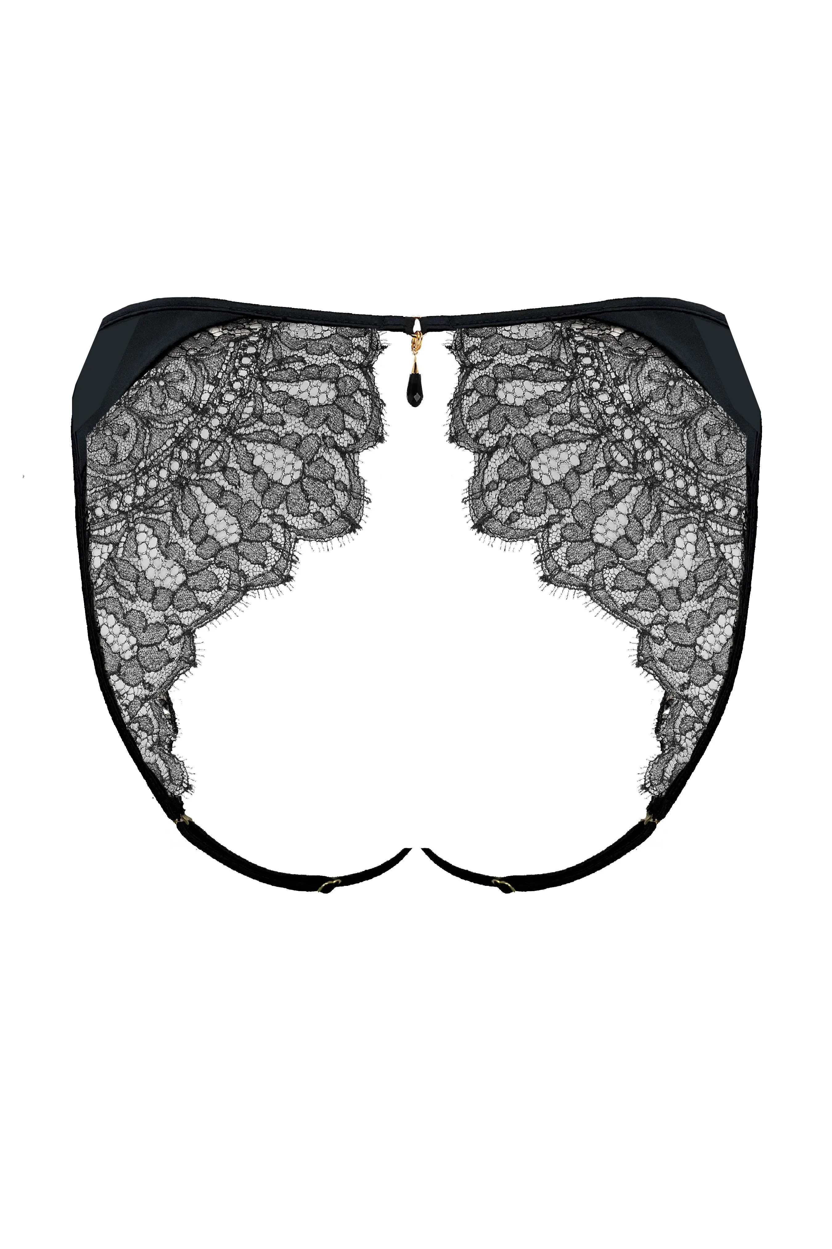 Rosalia Ouvert Brief - Black