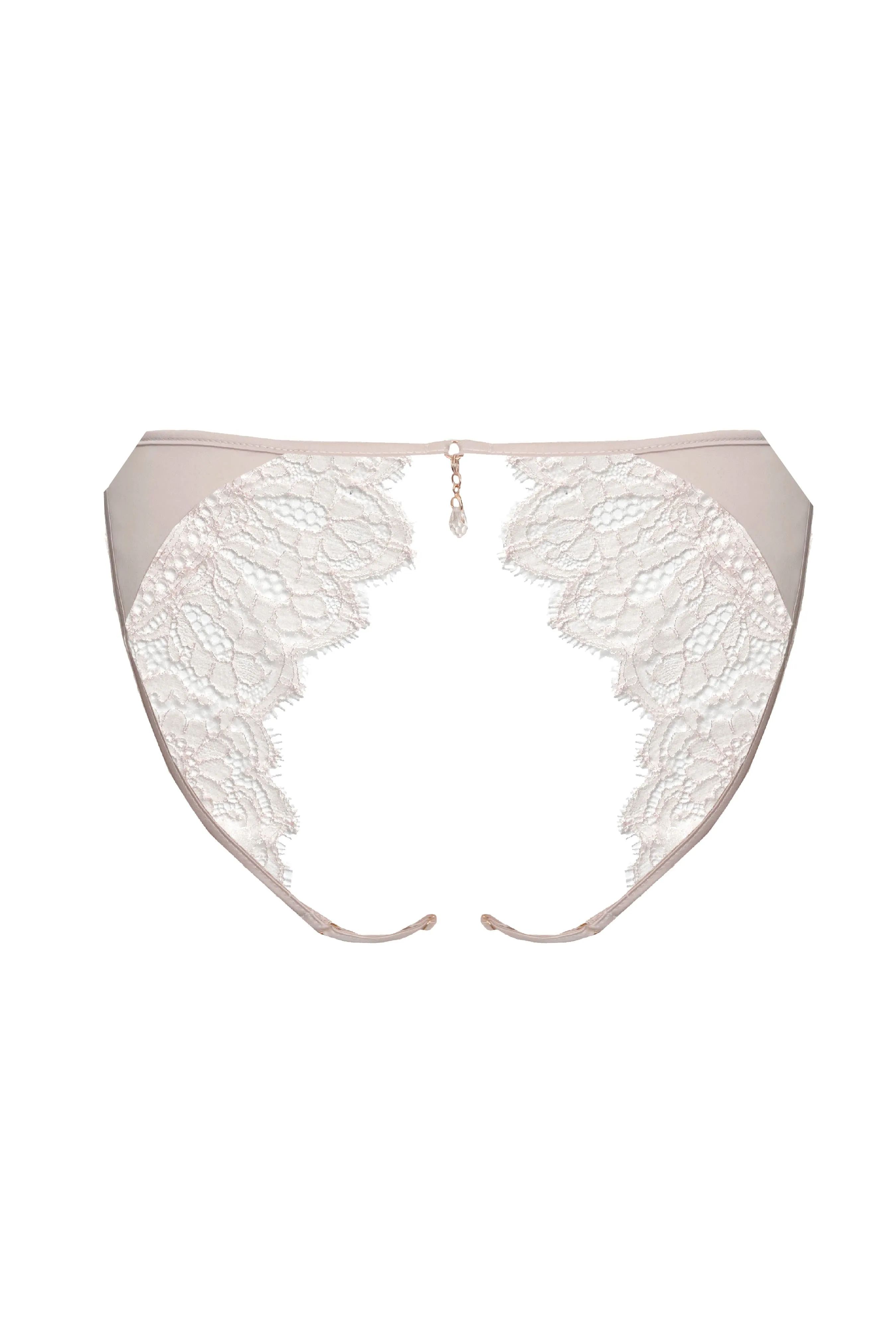 Rosalia Ouvert Brief in Oyster Blush
