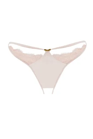 Rosalia Ouvert Brief in Oyster Blush