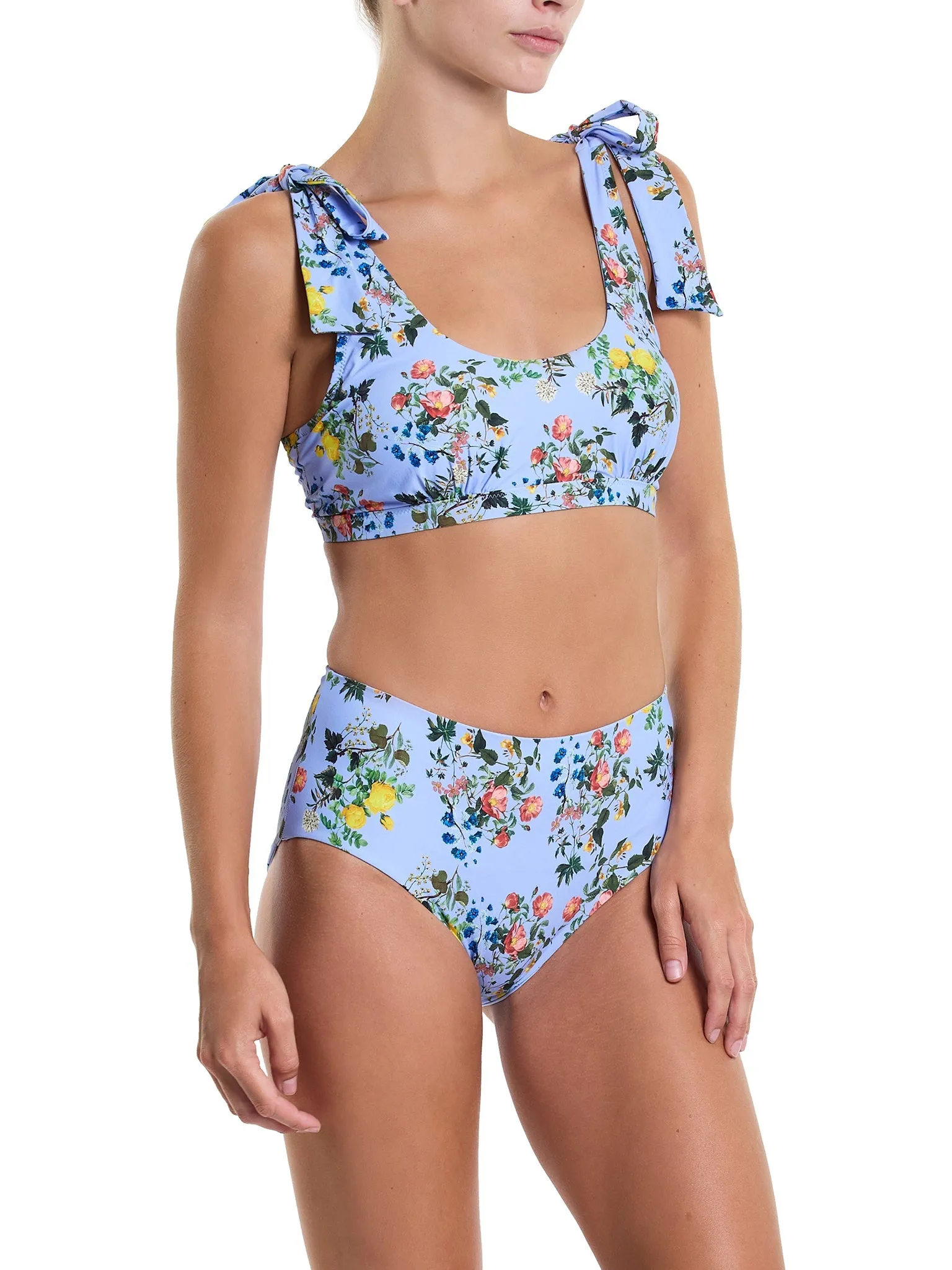 Scoop Neck Swim Top Thankful