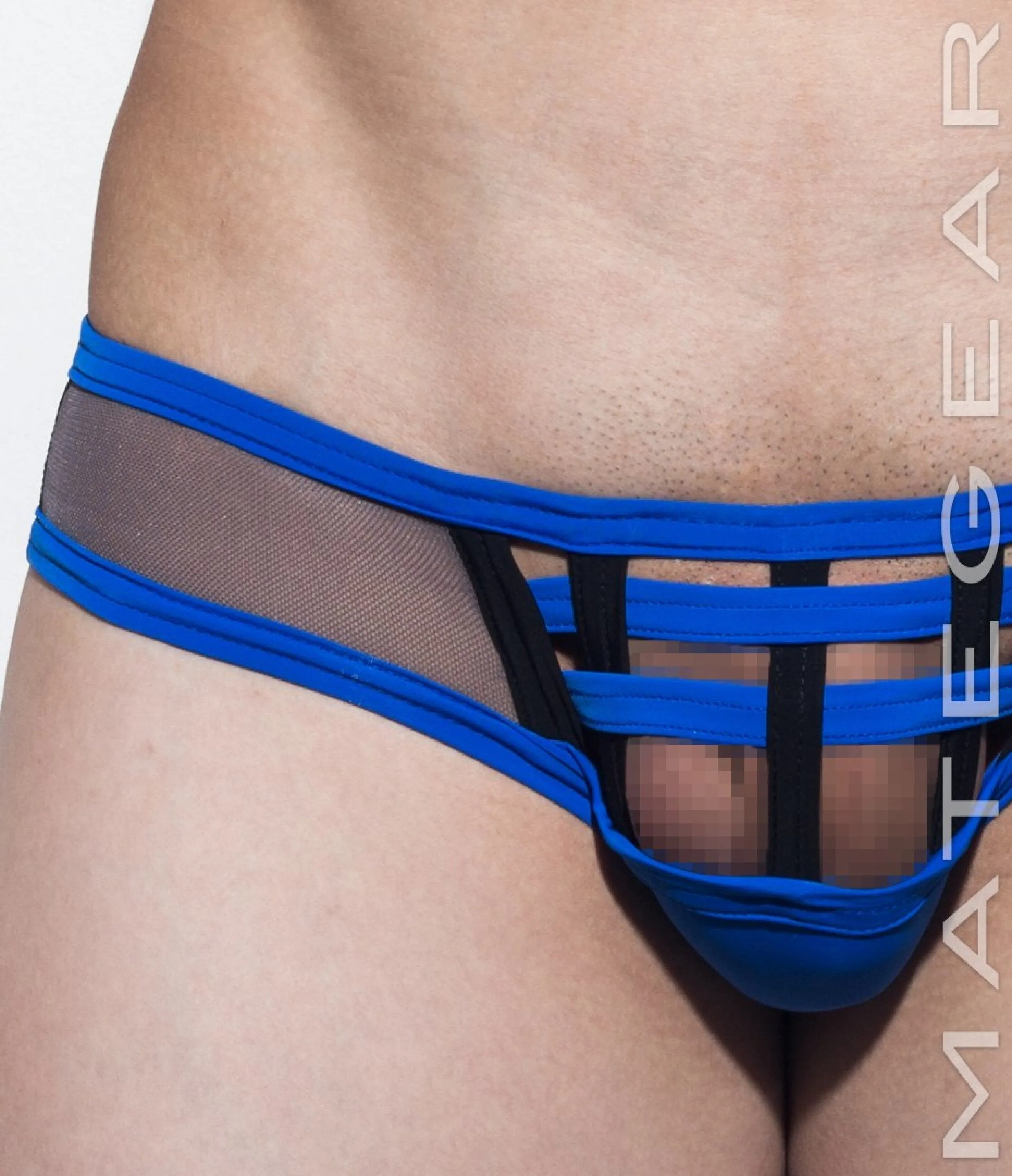 Sexy Men's Swimwear Xpression Mini Swim Squarecut - Ran Kwang VI (Flat Front / Reduced Sides)