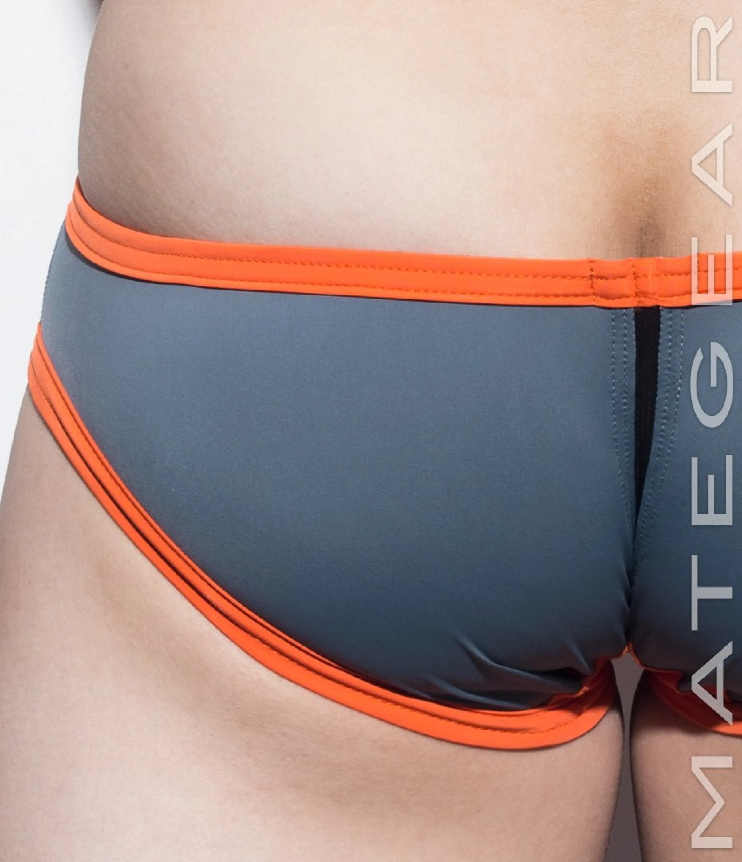 Sexy Men's Swimwear Xpression Mini Swim Squarecut - Ran Kwang VI (Flat Front / Reduced Sides)